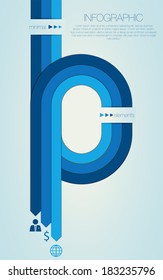 Minimal infographics design-vector illustration