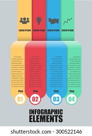 Minimal info-graphics design.Vector Illustration