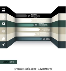 Minimal infographics. Vector