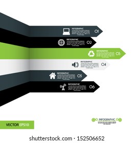 Minimal infographics. Vector