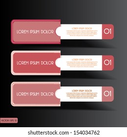 Minimal infographics. Vector