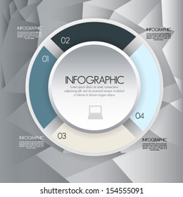 Minimal infographics. Vector