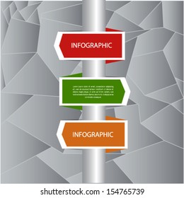 Minimal infographics. Vector