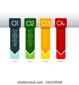 Minimal infographics. Vector