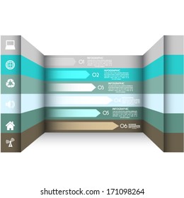 Minimal infographics. Vector