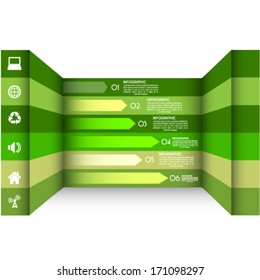 Minimal infographics. Vector