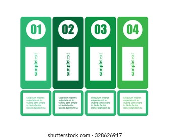 Minimal infographics. Vector