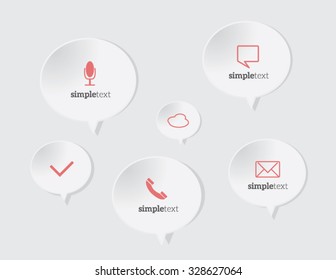Minimal infographics. Vector