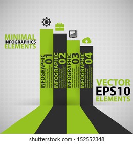 Minimal infographics. Vector Illustration