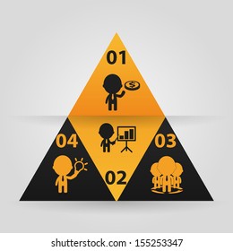 Minimal infographics. Vector Illustration