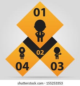 Minimal infographics. Vector Illustration