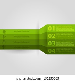 Minimal infographics. Vector Illustration