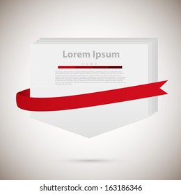 Minimal infographics. Vector Illustration