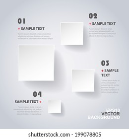 Minimal Infographics or Web Template Design