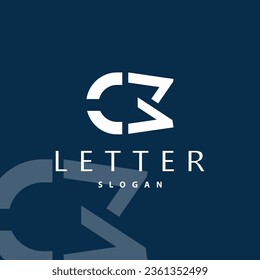 Logo Mínimo Inicial De La Letra CM, Elemento Moderno Y De Plantilla De Vector De Icono De Lujo