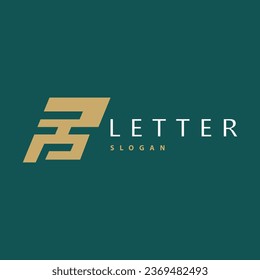 Minimales FG-Buchstabenlogo, modernes und luxuriöses Vektorvorlagenelement