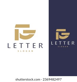 Minimal Initial FG Letter Logo, Modern And Luxury Icon Vector Template Element