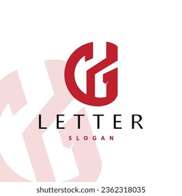 Logo Mínimo Inicial De Letra GH, Elemento Moderno Y De Plantilla De Vector De Icono De Lujo