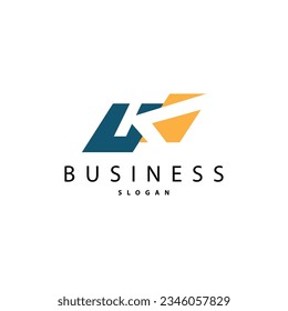Minimal Initial K Letter Logo, Modern And Luxury Geometric Design, Icon Vector Template Element