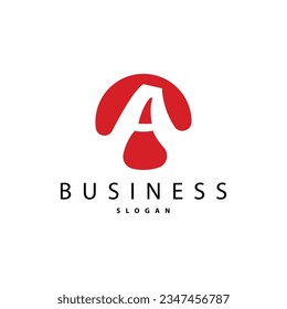 Minimal Initial A Letter Logo, Modern And Luxury Geometric Design, Icon Vector Template Element