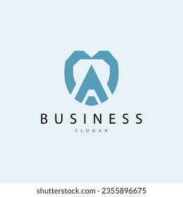 Minimal Initial AM Letter Logo, Modern And Luxury Icon Vector Template Element