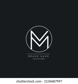 Minimal Initial letter M logo Icon