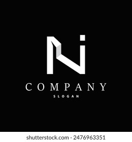 Minimal Initial N Letter Logo, Modern And Luxury Design Icon Vector Template Element