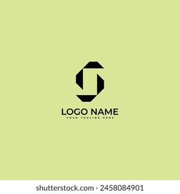 Minimal Initial S logo. Letter S creative elegant Monogram. Premium Tech Business S logo icon.