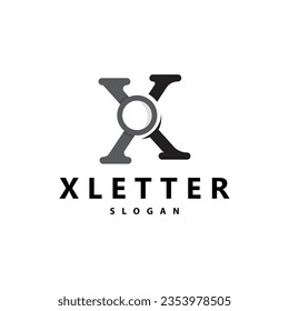 Minimal Initial X Letter Logo, Modern And Luxury Geometric Design, Icon Vector Template Element
