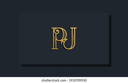 Minimal Inline style Initial PJ logo. This logo incorporate with modern typeface in the creative way.It will be suitable for which company or brand name start those initial.