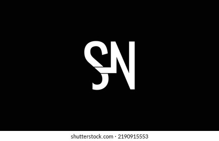 Minimal Innovative Initial Ns Linked Logo Stock Vector (Royalty Free ...