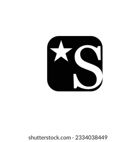 Logotipo mínimo innovador de NS inicial y logotipo de SN. Letra S NS SN monograma creativo elegante. Icono del logotipo de Premium Business S. Color blanco sobre fondo negro,