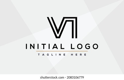 Minimal Innovative Initial VI logo logo. Letter VI creative elegant Monogram.