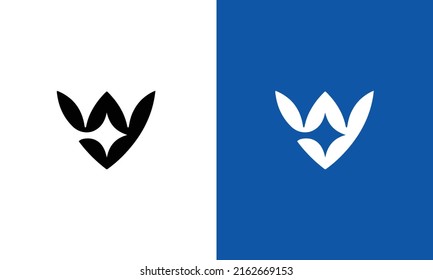 Minimal Innovative Initial VY logo and V logo. Letter VY V creative elegant Monogram. Premium Business logo icon. White color on black background