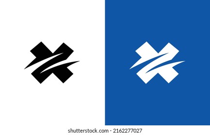 Logo XZ inicial mínimo innovador y logotipo ZX.Monograma creativo y elegante. Icono del logotipo de Premium Business.