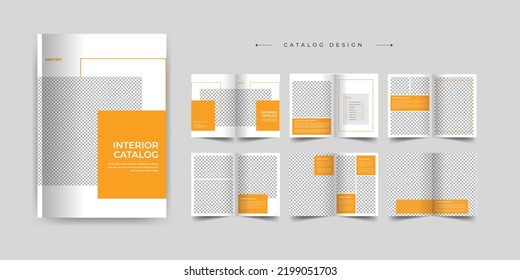 Minimal Interior Catalog Design - Brochure Template, Brochure Template 
