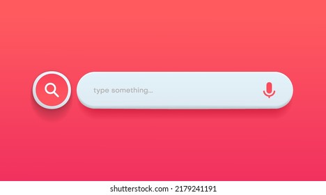 Minimal internet browser search engine. Search bar for ui ux design and web site. Search address and navigation bar icon. Collection of search form templates for websites