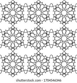 minimal islamic ornament pattern. islamic ornamental vector pattern
