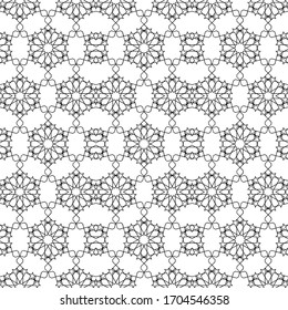 patrón de adorno islámico mínimo. patrón vectorial ornamental islámico
