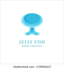 minimal jelly fish, vector