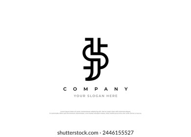 Minimal JS o SJ Logo Design