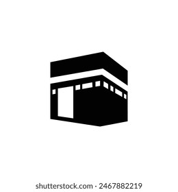 Minimal kaaba icon template black color editable. kaaba icon symbol Flat vector illustration for graphic and web design.