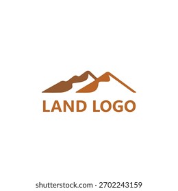 Minimal Land Logo Design Moderne Immobilien Branding
