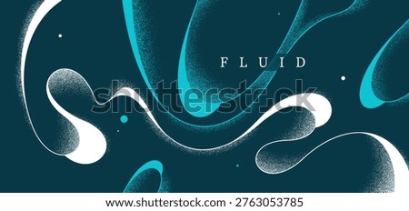 Minimal lava curvy lines and textures vector dark abstract background, flowy fluid abstraction, wallpaper graphic art look like lava lamp.
