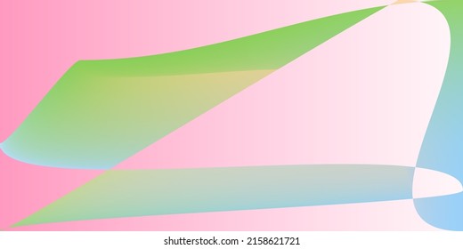 Minimal Layers Color Psychedelic Digital Gradient Mesh. Futuristic Smooth Pastel Technology Smooth Surface. Modern Multicolor Rainbow Neon Original Background. Fluid Pink Dynamic Shape Illustration.