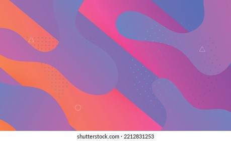Minimal Layout. Color Landing Page. Horizontal Brochure. Digital Pattern. Mobile Paper. Blue Trendy Shape. Tech Fluid Cover. Neon Banner. Magenta Minimal Layout