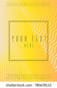 Minimal layout corporate style. Template in A4. Can be used for poster, brochure, magazine, card, book, flyer, banner, anniversary. Trendy corporate style. Memphis, bahaus design element for busines.