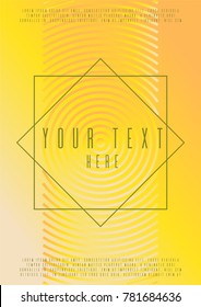 Minimal layout corporate style. Template in A4. Can be used for poster, brochure, magazine, card, book, flyer, banner, anniversary. Trendy corporate style. Memphis, bahaus design element for busines.