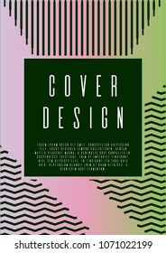 Minimal layout corporate style.  Vector cover design. Can be used for poster, brochure, magazine, card, book, flyer, banner, anniversary. Trendy corporate style.
