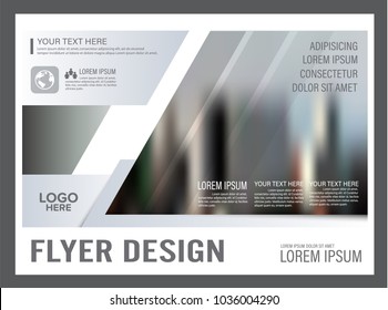 Minimal layout design template. Annual Report Leaflet cover Brochure Flyer. Presentation Modern background. illustration vector in A4 size